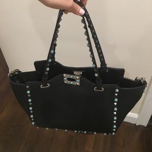 NWT Small Valentino Rolling Rockstud Tote